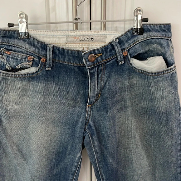 Joe’s Jeans blue cropped jeans capris size 29 low rise - Picture 3 of 15
